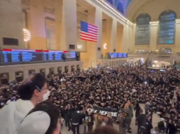 VIDEO: Massive Far-Left Mob SHUTS DOWN Grand Central Terminal